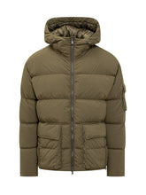 Herno Green Hooded Down Jacket - Fall/Winter 2025 - On Sale - Uomo | Lidia Shopping