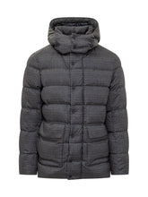 Herno Hooded Puffer Jacket with Check Pattern - Fall/Winter 2025 - On Sale - Uomo | Lidia Shopping