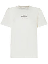 Stone Island Kids T-shirt Bianca con Logo Bussola - Fall/Winter 2025 - On Sale - Bambino | Lidia Shopping