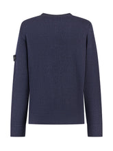 Stone Island Maglione Blu in Lana a Coste - Fall/Winter 2025 - On Sale - Bambino | Lidia Shopping