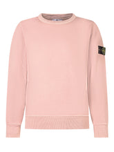 Stone Island Kids Felpa Rosa con Logo Iconico - Fall/Winter 2025 - On Sale - Bambino | Lidia Shopping