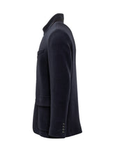 Fay Giacca Blu con Collo alla Coreana e Gancio - Fall/Winter 2025 - On Sale - Uomo | Lidia Shopping