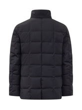 Fay Piumino Blu con Collo alla Coreana e Bottoni - Fall/Winter 2025 - On Sale - Uomo | Lidia Shopping