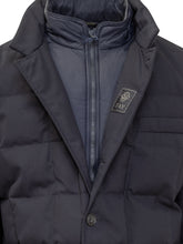 Fay Piumino Blu con Collo alla Coreana e Bottoni - Fall/Winter 2025 - On Sale - Uomo | Lidia Shopping