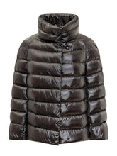 Fay Black Shiny Down Jacket with Iconic Hook - Fay | Lidia Shopping