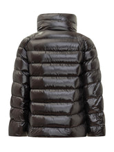 Fay Black Shiny Down Jacket with Iconic Hook - Fay | Lidia Shopping