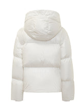 Fay White Down Jacket with Hood and Iconic Hooks - Fay | Lidia Shopping