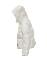 Fay White Down Jacket with Hood and Iconic Hooks - Fay | Lidia Shopping