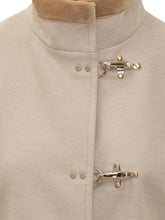 Fay Coat with Iconic Hooks and Velvet Details - Fay | Lidia Shopping