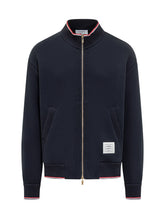 Thom Browne Navy Zip Bomber - Fall/Winter 2025 - On Sale - Uomo | Lidia Shopping