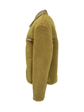 Ami Giacca in Shearling Giallo con Colletto a Contrasto - Ami Alexandre Mattiussi | Lidia Shopping