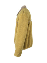 Ami Giacca in Shearling Giallo con Colletto a Contrasto - Ami Alexandre Mattiussi | Lidia Shopping