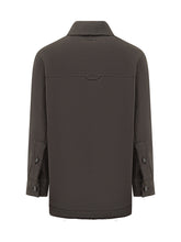 Overshirt Ami Alexandre Mattiussi in Lana Grigio Scuro - Ami Alexandre Mattiussi | Lidia Shopping