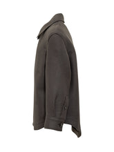 Overshirt Ami Alexandre Mattiussi in Lana Grigio Scuro - Ami Alexandre Mattiussi | Lidia Shopping