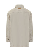 AMI ALEXANDRE MATTIUSSI Camicia Beige in Velluto a Coste con Tasca - Ami Alexandre Mattiussi | Lidia Shopping