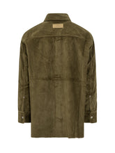 AMI ALEXANDRE MATTIUSSI Camicia Verde in Velluto a Coste con Tasche - Ami Alexandre Mattiussi | Lidia Shopping