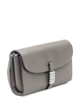 Pinko Saddle Wallet on Chain Grey - Pinko | Lidia Shopping