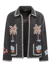 Alanui Embroidered Palm Motif Jacket - Alanui | Lidia Shopping