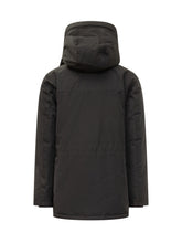 Black Technical Parka with Hood Woolrich - Collezione Happy Birthday | Lidia Shopping