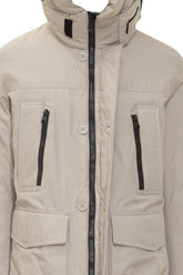 Woolrich Beige Parka with Multiple Pockets - Fall/Winter 2025 - On Sale - Uomo | Lidia Shopping