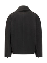 Lanvin Short Peacoat in Lana - Fall/Winter 2025 - On Sale - Uomo | Lidia Shopping