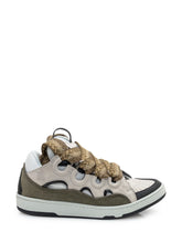 Lanvin Sneakers Low Top Beige con Maxi Lacci - Fall/Winter 2025 - On Sale - Uomo | Lidia Shopping