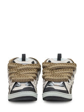 Lanvin Sneakers Low Top Beige con Maxi Lacci - Fall/Winter 2025 - On Sale - Uomo | Lidia Shopping