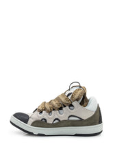 Lanvin Sneakers Low Top Beige con Maxi Lacci - Fall/Winter 2025 - On Sale - Uomo | Lidia Shopping