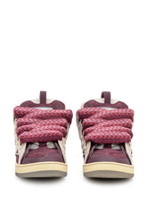 Lanvin Sneaker Beige e Bordeaux con Maxi Lacci - Fall/Winter 2025 - On Sale - Uomo | Lidia Shopping