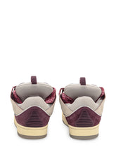 Lanvin Sneaker Beige e Bordeaux con Maxi Lacci - Fall/Winter 2025 - On Sale - Uomo | Lidia Shopping