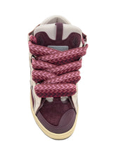 Lanvin Sneaker Beige e Bordeaux con Maxi Lacci - Fall/Winter 2025 - On Sale - Uomo | Lidia Shopping