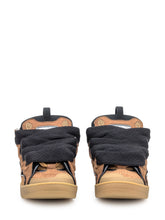 Lanvin Sneakers Curb in Pelle e Mesh Marroni - Fall/Winter 2025 - On Sale - Uomo | Lidia Shopping