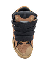 Lanvin Sneakers Curb in Pelle e Mesh Marroni - Fall/Winter 2025 - On Sale - Uomo | Lidia Shopping