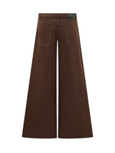 Stella McCartney Brown Wide-Leg Pants - Promo Extra 10% | Lidia Shopping