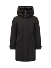 Long Padded Parka with Hood Woolrich - Promo Extra 10% | Lidia Shopping