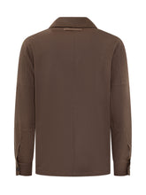 Zegna Overshirt in Lana Marrone - Fall/Winter 2025 - On Sale - Uomo | Lidia Shopping