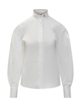 Brunello Cucinelli Shirt with Mandarin Collar - Brunello Cucinelli | Lidia Shopping