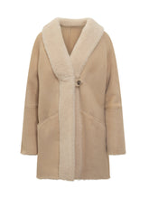 Cappotto Beige in Montone Loulou De Saison - LOULOU DE SAISON | Lidia Shopping