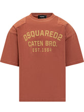 T-Shirt Logo Caten Bro Dsquared2 - Dsquared2 | Lidia Shopping