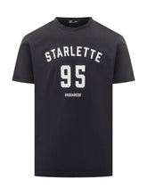 Black Starlette 95 T-Shirt with Dsquared2 Logo - Dsquared2 | Lidia Shopping