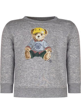 Ralph Lauren Kids Felpa Grigia con Orso - Fall/Winter 2025 - On Sale - Bambino | Lidia Shopping