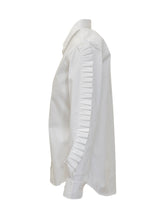 Coperni White Shirt with Pleated Detail - Coperni | Lidia Shopping