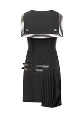 Black Short Dress with Sailor Collar Coperni - Coperni | Lidia Shopping