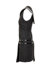 Black Short Dress with Sailor Collar Coperni - Coperni | Lidia Shopping