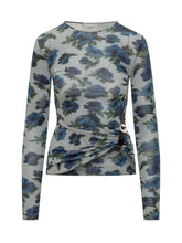 Coperni Floral Print Top with Side Buckle - Coperni | Lidia Shopping