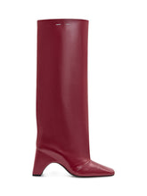 Coperni Bridge Bordeaux Leather Boots - Coperni | Lidia Shopping