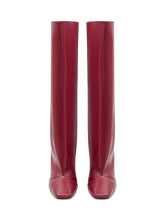 Coperni Bridge Bordeaux Leather Boots - Coperni | Lidia Shopping