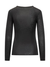 Maglia Purotatto nera in tessuto leggero - Promo Extra 10% | Lidia Shopping