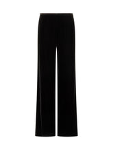 Emporio Armani Velvet Wide-Leg Pants - Emporio Armani | Lidia Shopping