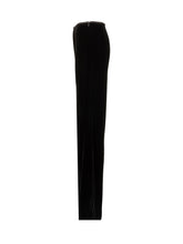 Emporio Armani Velvet Wide-Leg Pants - Emporio Armani | Lidia Shopping